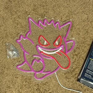 Pokemon Gengar neon light